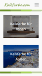 Mobile Screenshot of kalkfarbe.com